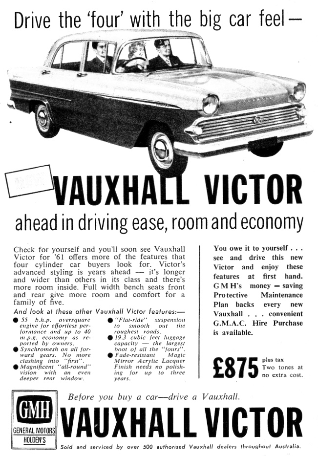 1961 Vauxhall Victor GMH